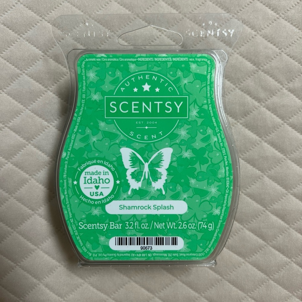 Scentsy Shamrock Splash Wax Bar